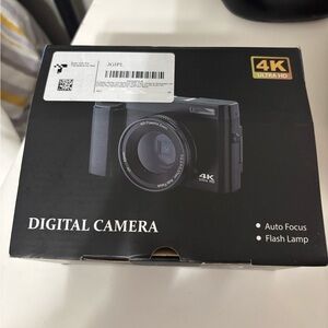 4K Ultra HD Digital Camera - Black